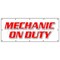 Signmission MECHANIC ON DUTY BANNER SIGN repair shop automotive tools maintenance B-120 Mechanic On Duty - alternate 1